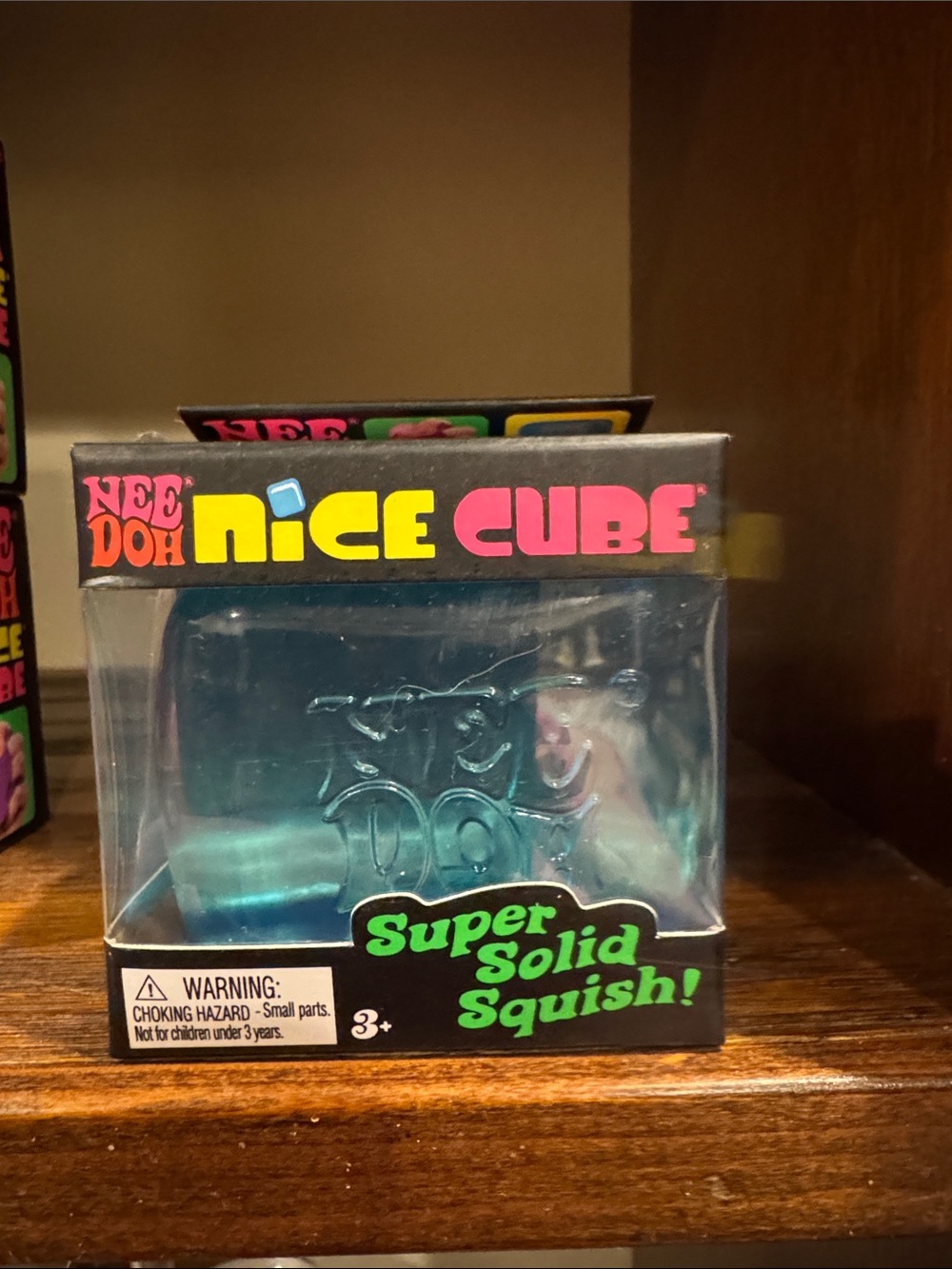 Nice Cube Super Solid Squish! - Blue Transparent